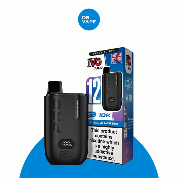 IVG Pro 10K Prefilled Pod Kit – Blueberry Sour Raspberry approved OB Vape product image