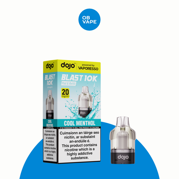 Vaporesso Dojo Blast 10K Refill Pods – Cool Menthol – approved OB Vape product image