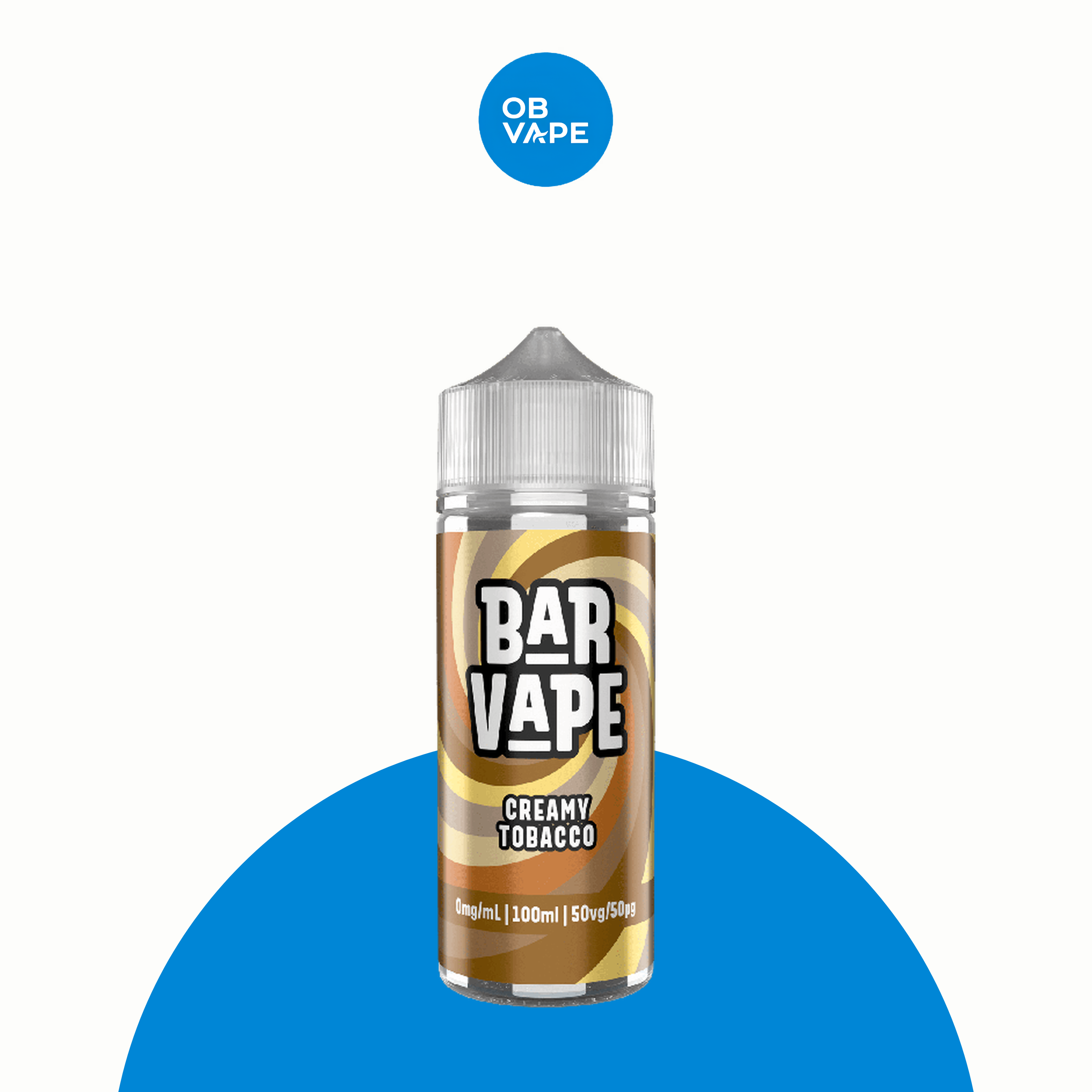 Bar Vape 100ml Shortfill Range – Creamy Tobacco – approved OB Vape product image