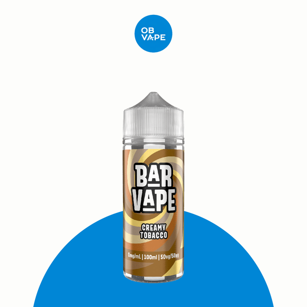 Bar Vape 100ml Shortfill Range – Creamy Tobacco – approved OB Vape product image