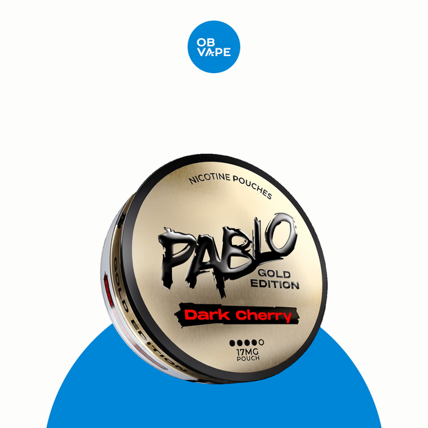 PABLO Gold Nicotine Pouches – Dark Cherry / 17mg approved genuine product image | OB Vape