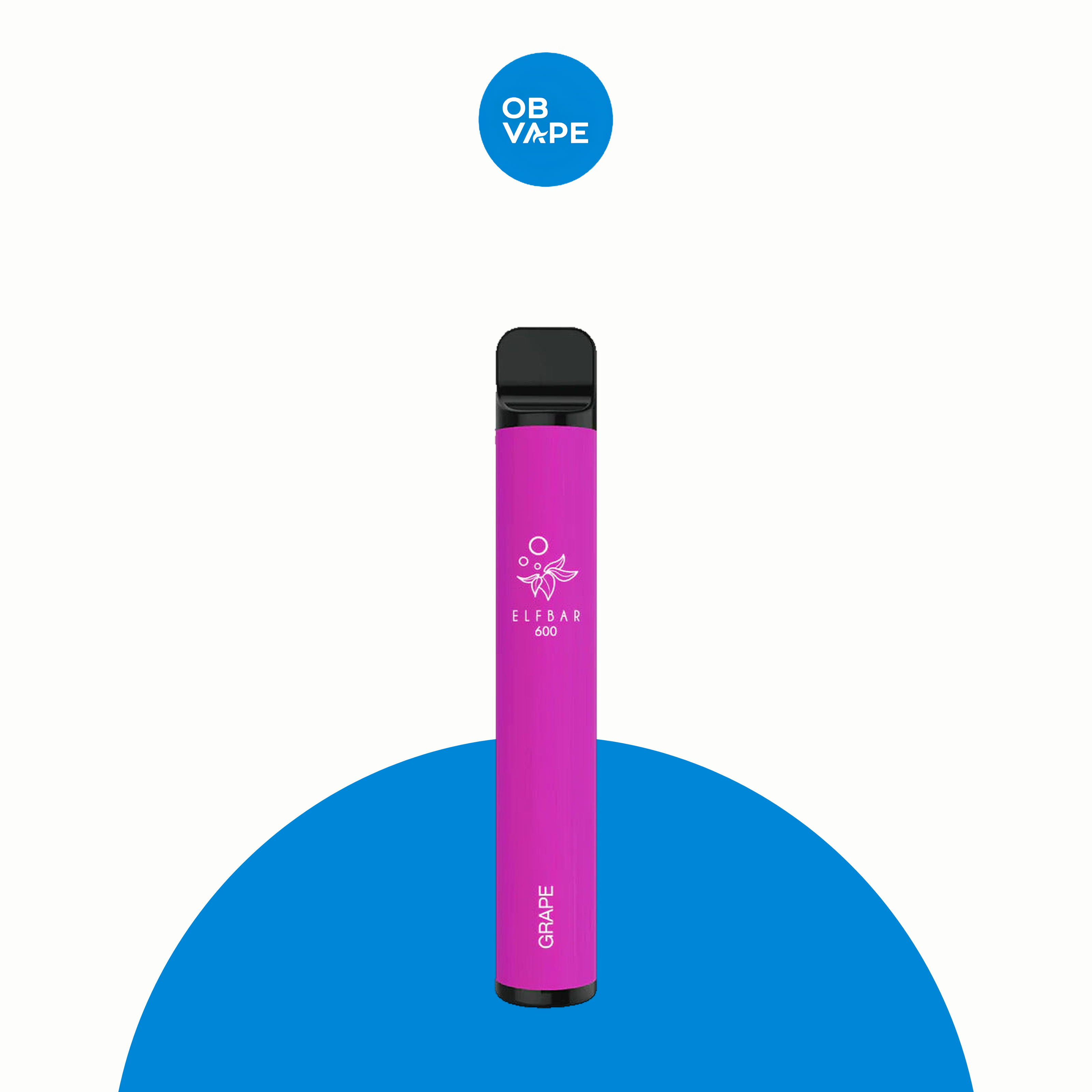 Elfbar 600 Puff Disposable 20MG – Grape – approved OB Vape product image