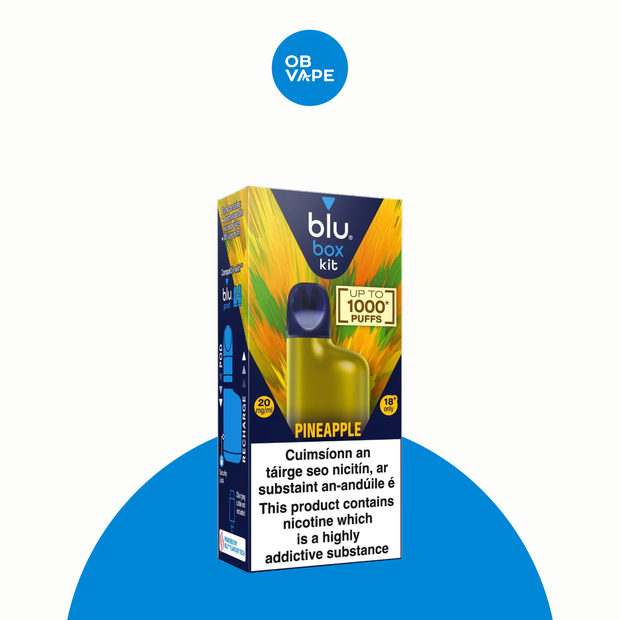 blu Box Rechargeable Disposable Vape – Pineapple – approved OB Vape product image