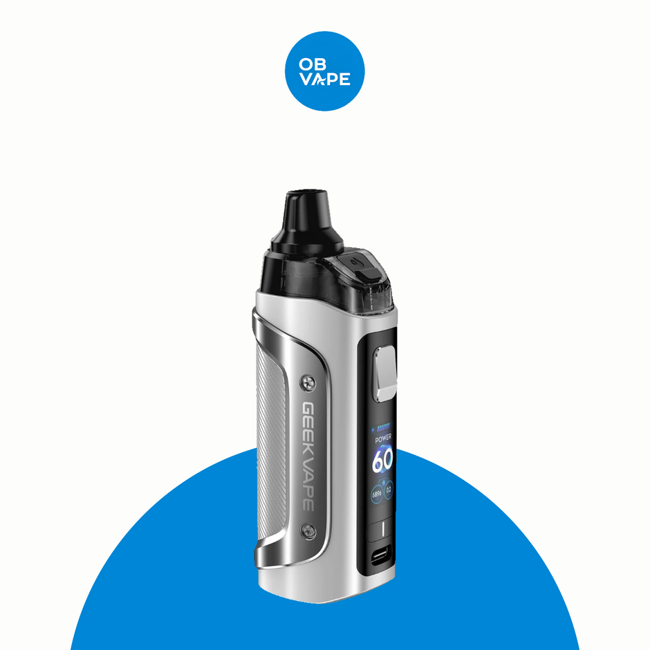 Geekvape Aegis Boost 3 (B60) 60w Pod Kit – Silver approved OB Vape final product image 2026-08-21