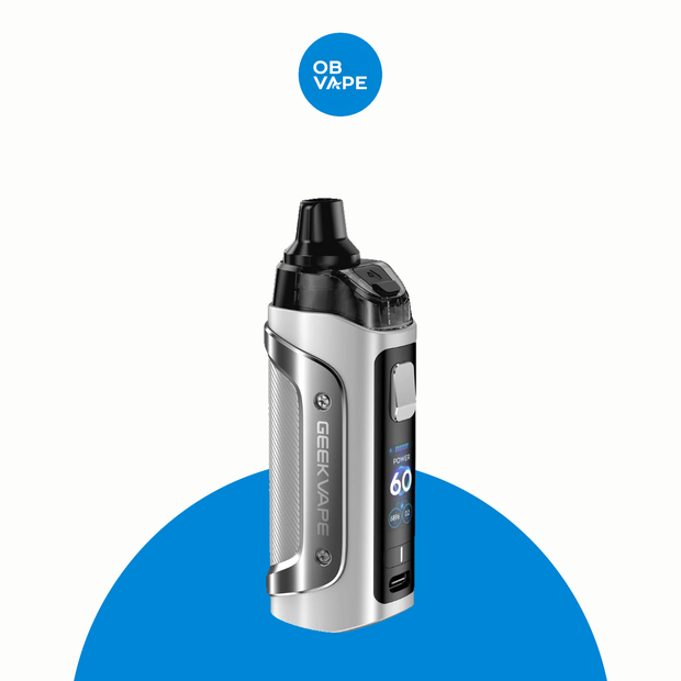 Geekvape Aegis Boost 3 (B60) 60w Pod Kit – Silver approved OB Vape final product image 2026-08-21