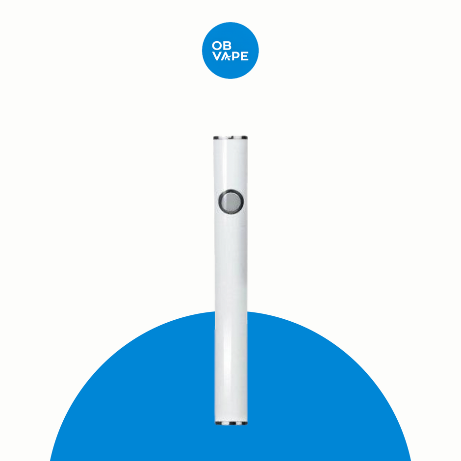510 Battery - 320mAH (Ten Motives Compatible) – White – approved OB Vape product image