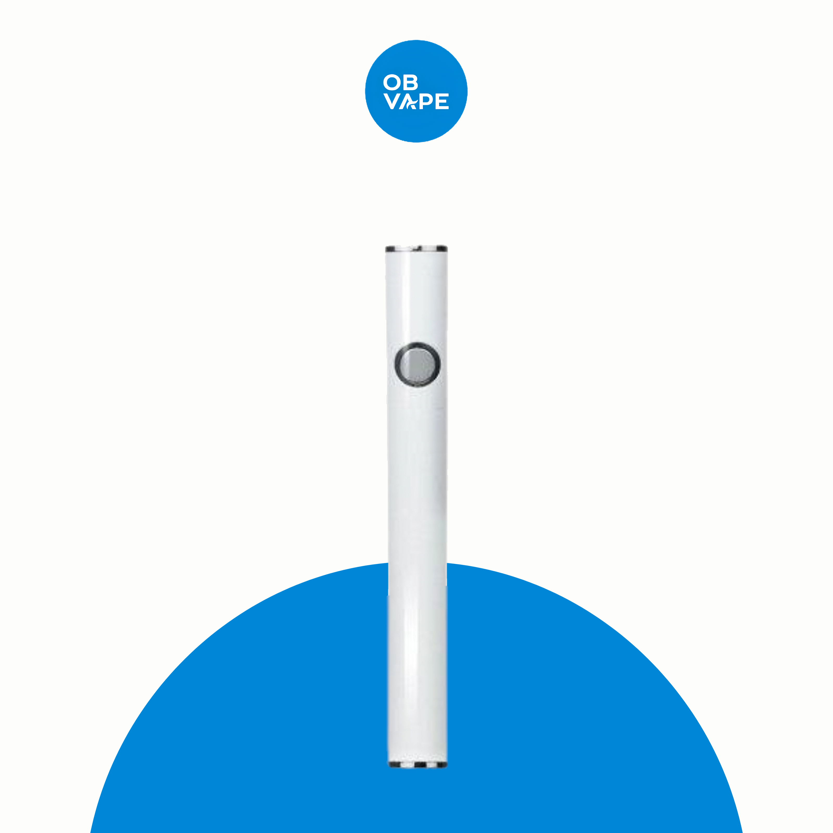 510 Battery - 320mAH (Ten Motives Compatible) – White – approved OB Vape product image