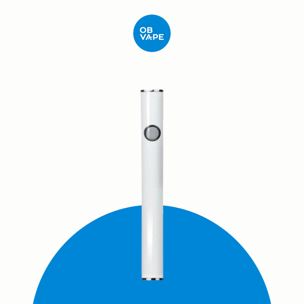510 Battery - 320mAH (Ten Motives Compatible) – White – approved OB Vape product image