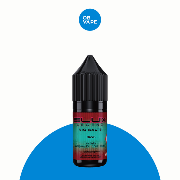 Oasis – Elux Legend Nic Salt 10ml – approved OB Vape brand-organised product image