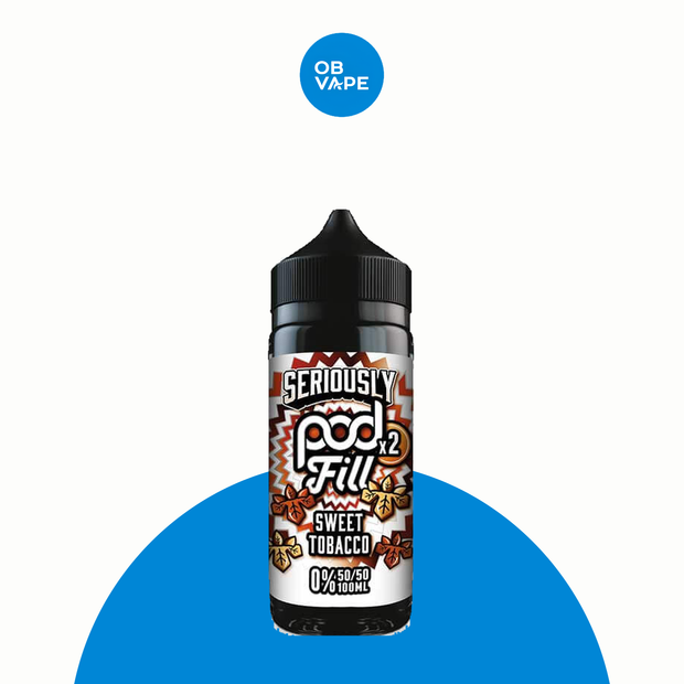 Doozy Sweet Tobacco 100ml Shortfill – approved OB Vape brand-organised product image