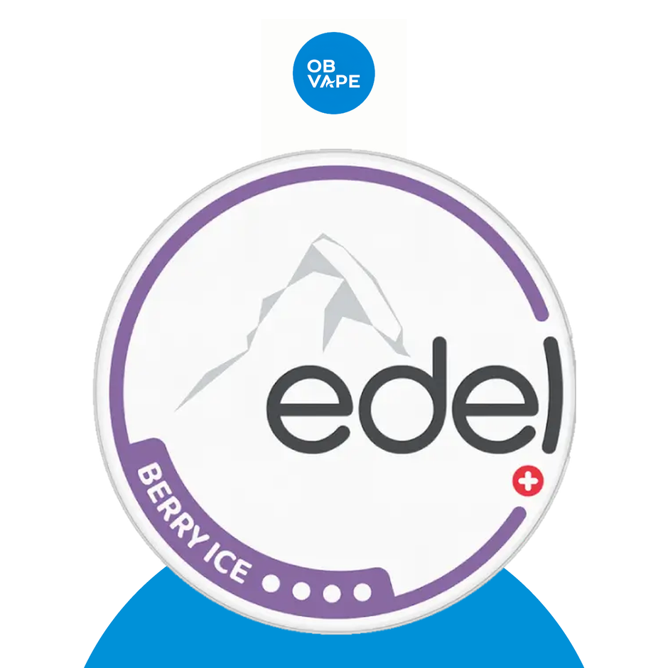 Edel Berry Ice Strong nicotine pouches - 12mg per pouch - OB Vape branded image