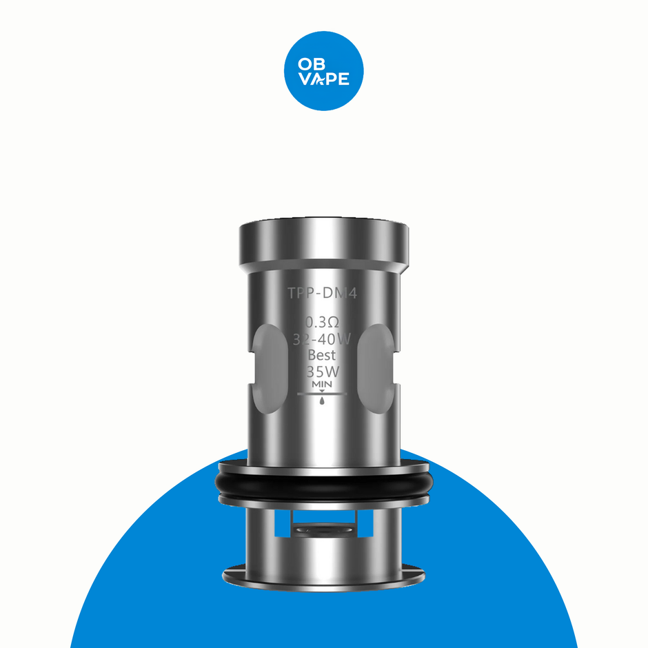 VooPoo TPP  Coil – 0.3 (32w-40w) TPP-DM4 – approved OB Vape product image