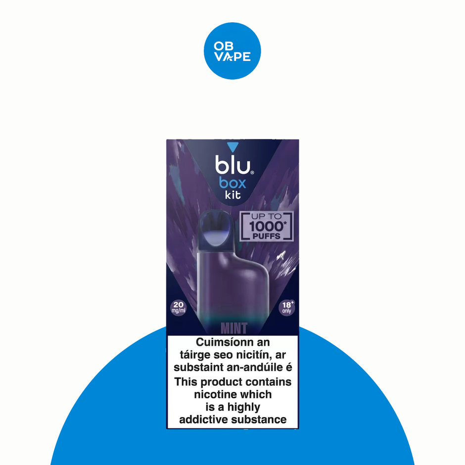 blu Box Rechargeable Disposable Vape – Blueberry Sour Razz – approved OB Vape product image