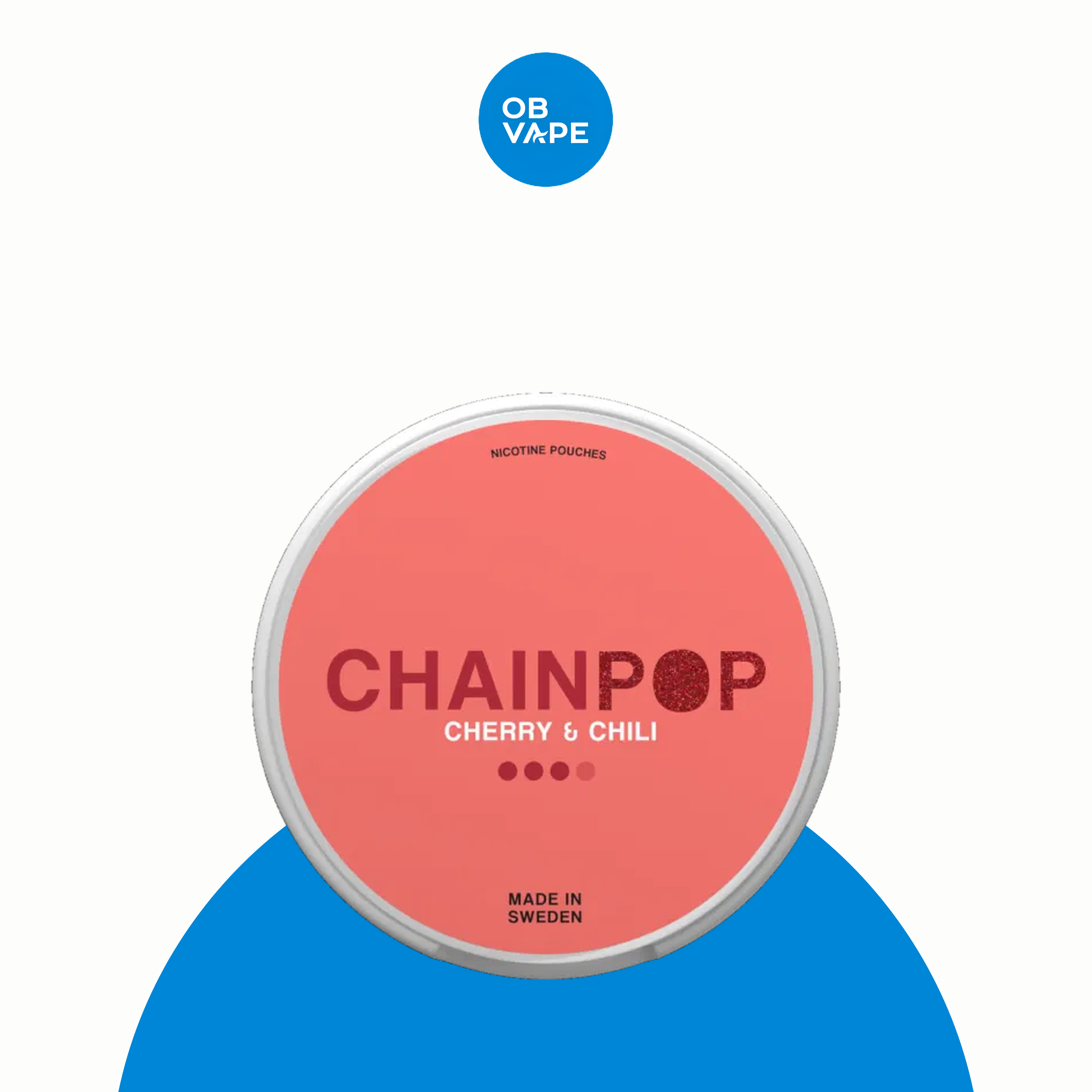 Chainpop Nicotine Pouches – Cherry & Chili (9mg) – approved OB Vape product image