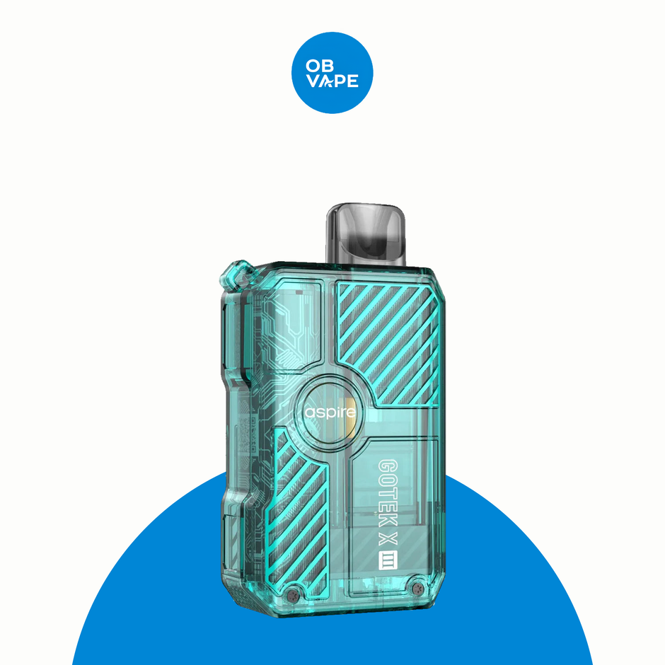 Aspire Gotek X III 3 Pod Kit – Cyan approved OB Vape Batch 17 product image