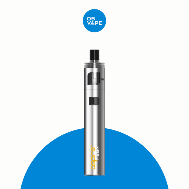 Aspire Pockex Kit – Stainless Steel (Silver) approved OB Vape final product image 2026-08-21