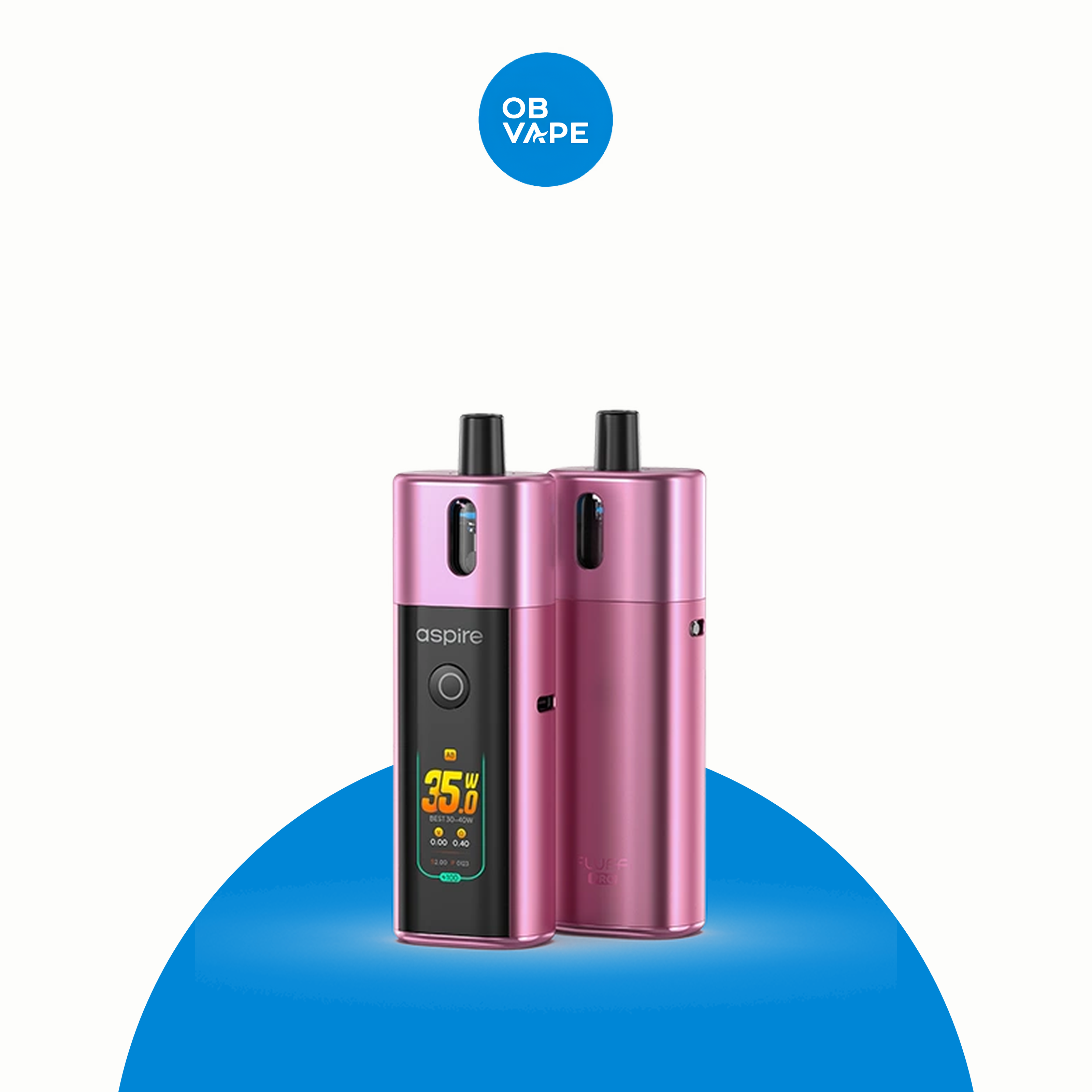 Aspire Fluffi Pro Pod Vape Kit – Rose Pink – approved OB Vape product image