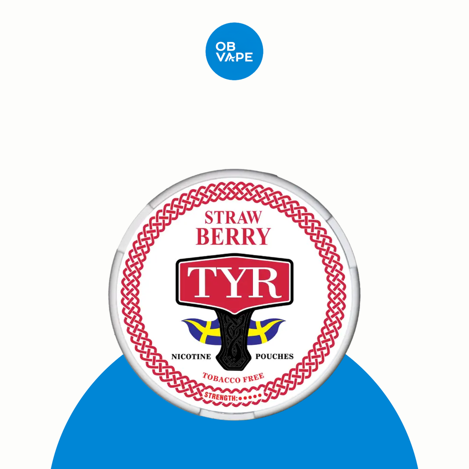 TYR Nicotine Pouches – Strawberry (12mg) – approved OB Vape product image