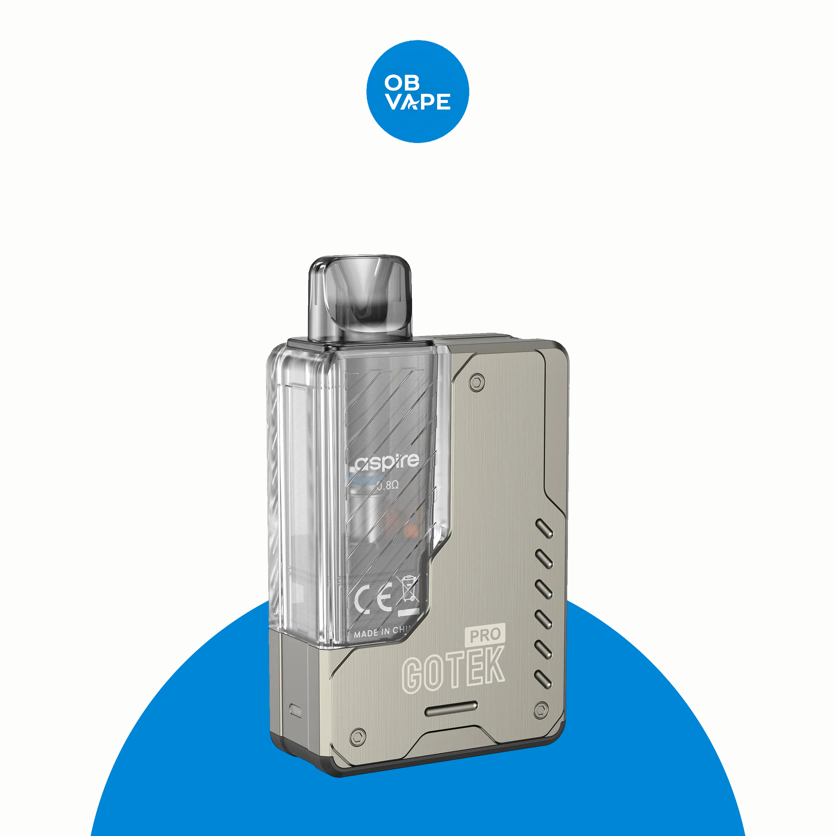 Aspire Gotek Pro Pod Kit – Titanium approved OB Vape Batch 18 product image