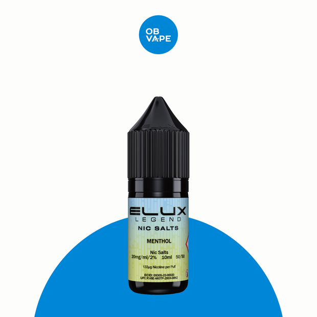 Menthol – Elux Legend Nic Salt 10ml – approved OB Vape brand-organised product image