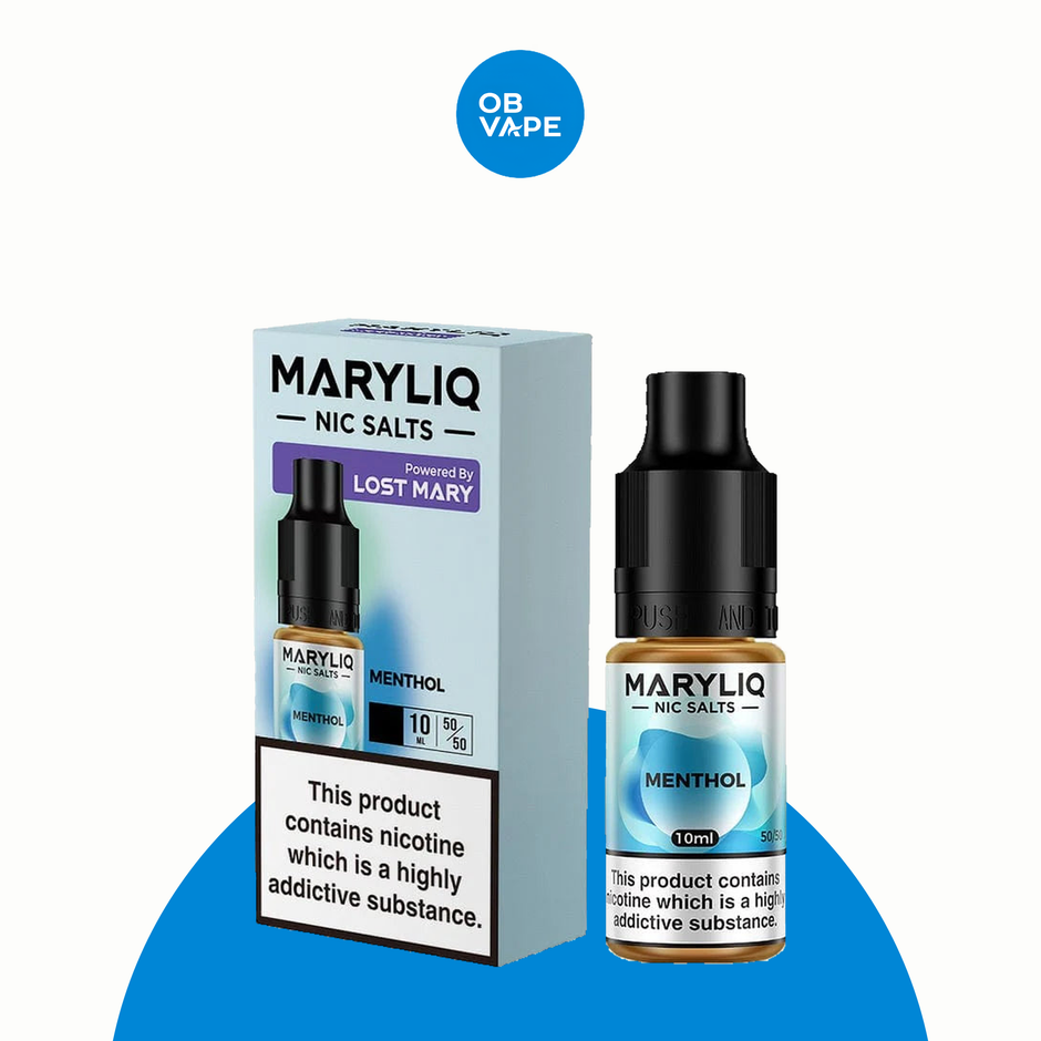 Menthol - Maryliq Nic Salt – approved OB Vape brand-organised product image