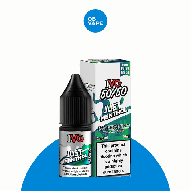 Just Menthol - IVG 50/50 – approved OB Vape brand-organised product image