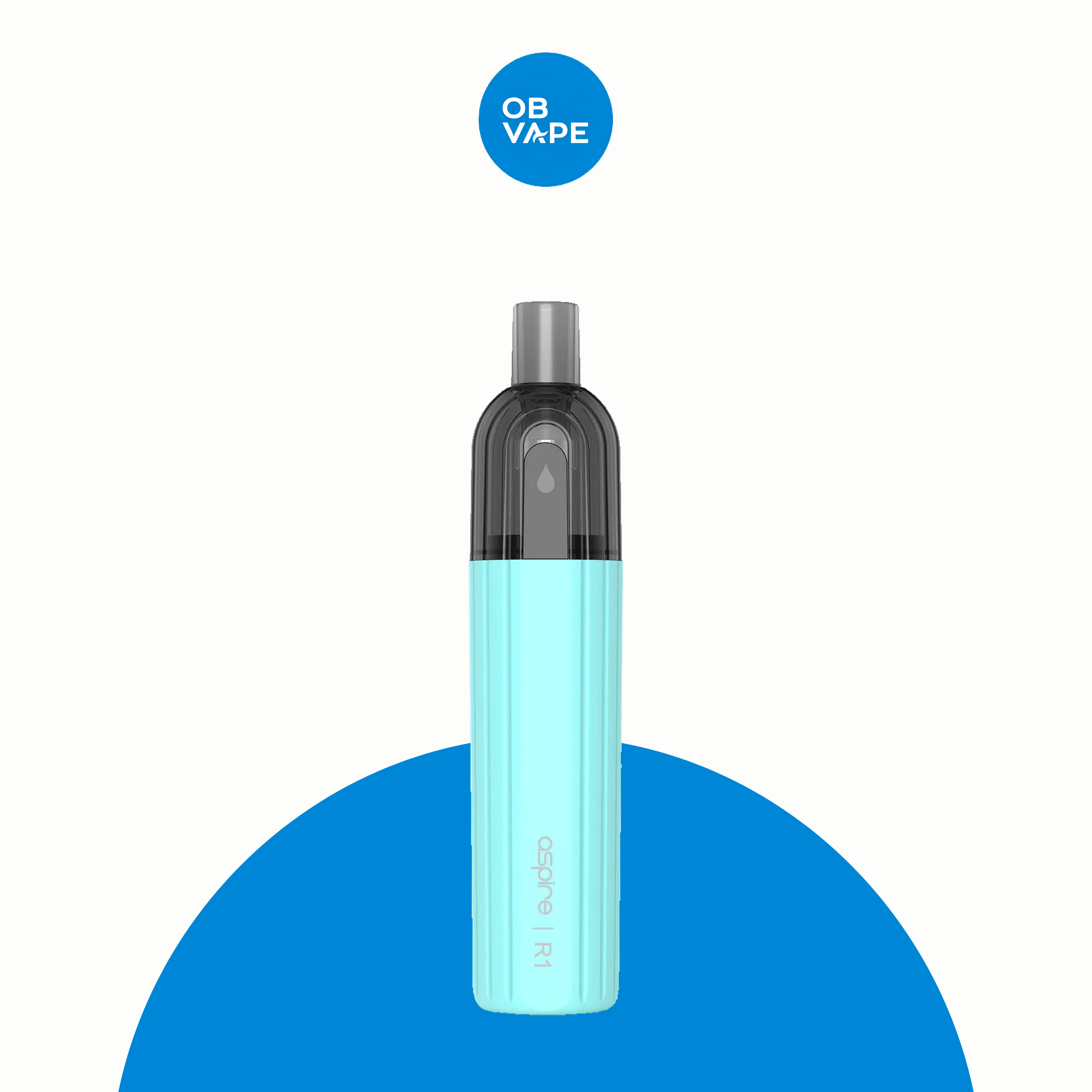 Aspire R1 Refillable Disposable Vape Kit – Aqua Blue approved OB Vape final product image 2026-08-21