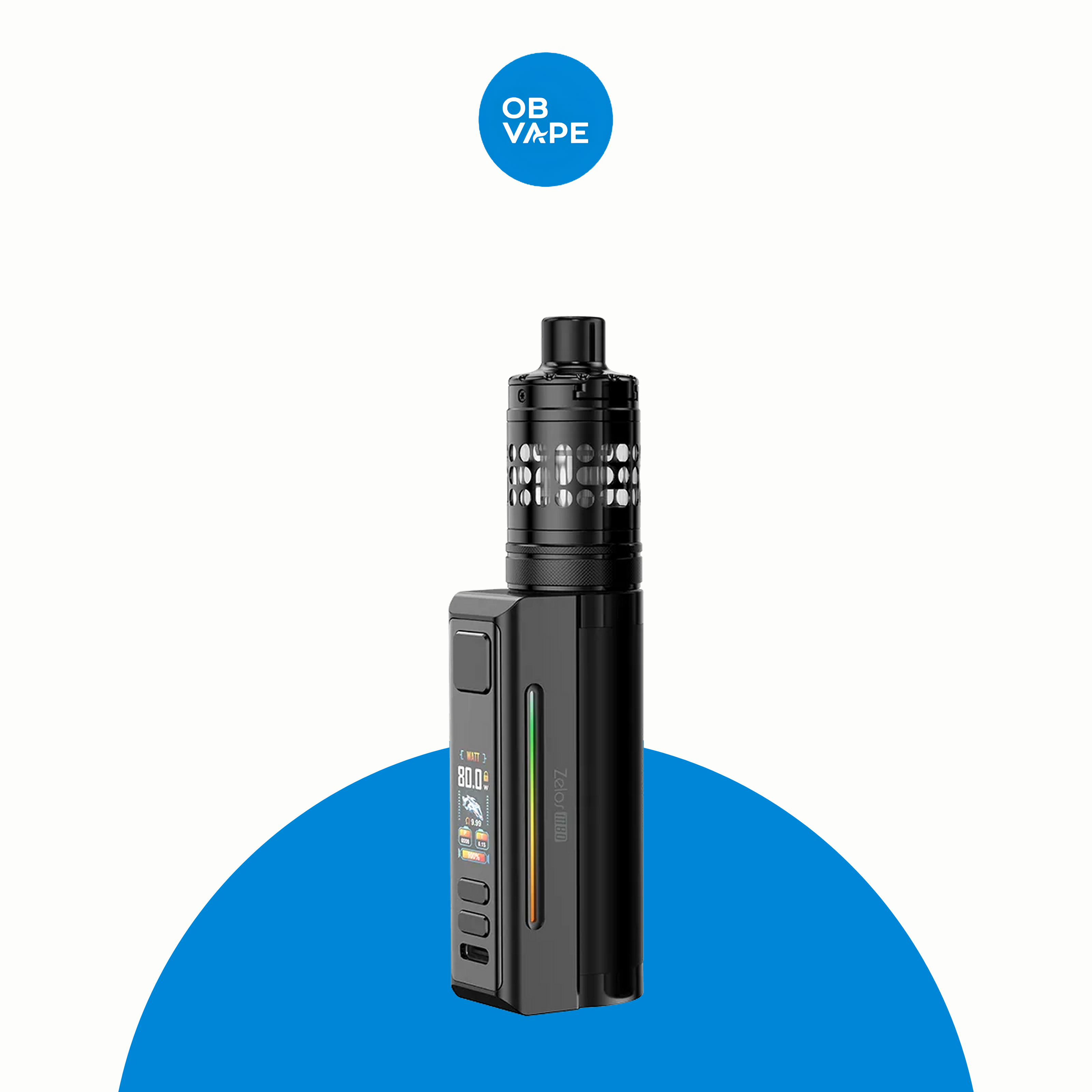 Aspire Zelos M80 Kit – Full Black – approved OB Vape product image