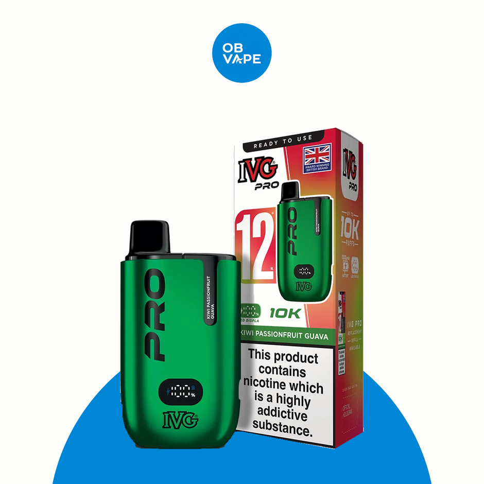 IVG Pro 10K Prefilled Pod Kit – Kiwi Passionfruit Guava approved OB Vape product image