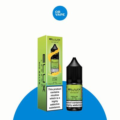 Lemon Lime – Elux Legend Nic Salt 10ml – approved ELUX retail box and bottle product image | OB Vape