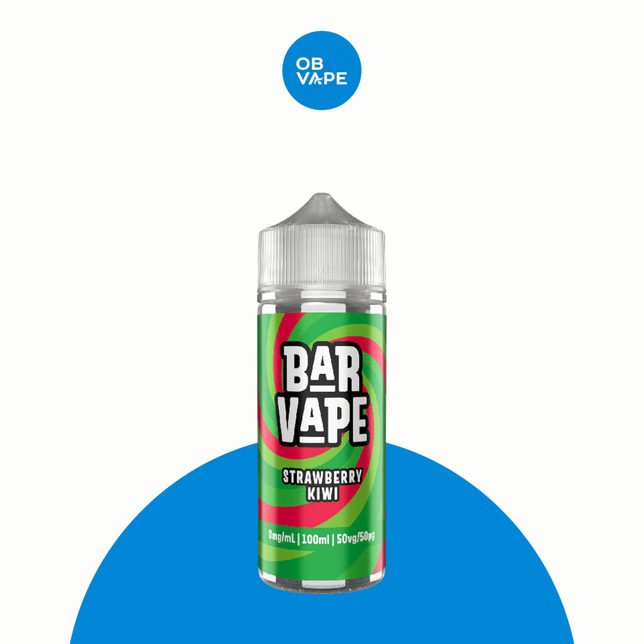 Bar Vape 100ml Shortfill Range – Strawberry Kiwi – approved OB Vape product image