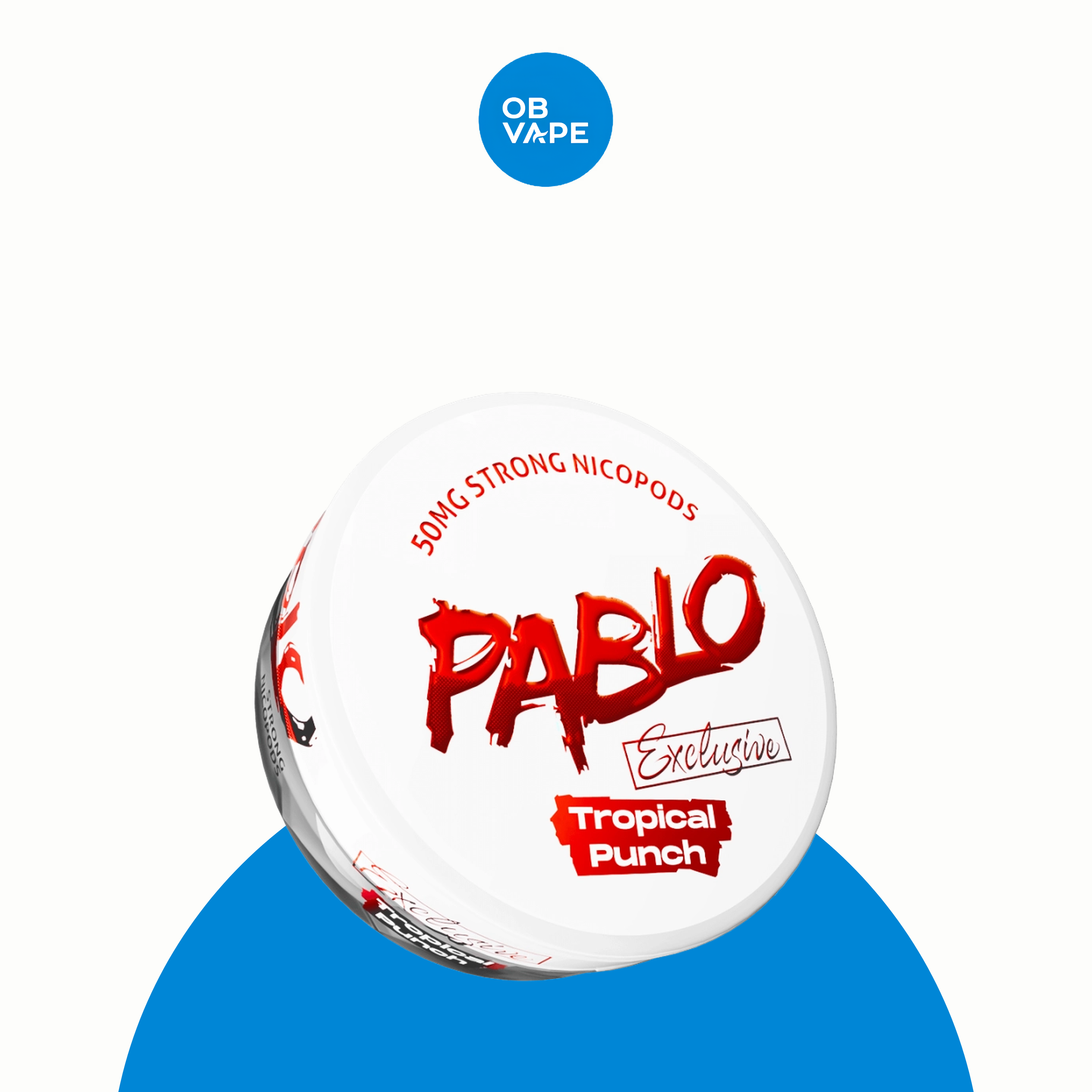PABLO Nicotine Pouches – Tropical Punch (50mg) approved genuine product image | OB Vape