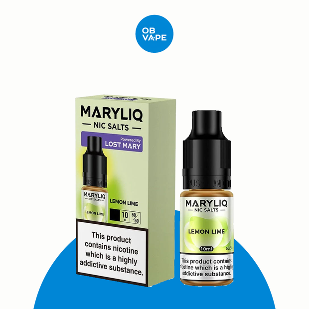Lemon Lime - Maryliq Nic Salt – approved OB Vape brand-organised product image