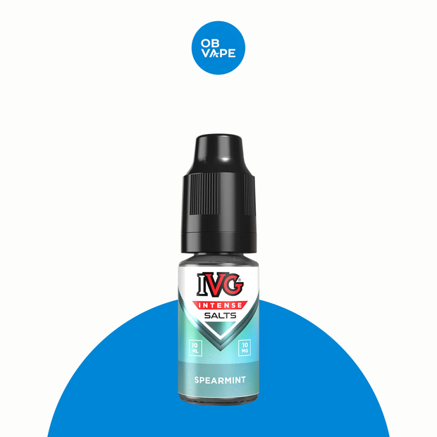 Spearmint – IVG Intense Nic Salt 10ml – bottle-only approved OB Vape Batch 23 Spearmint correction
