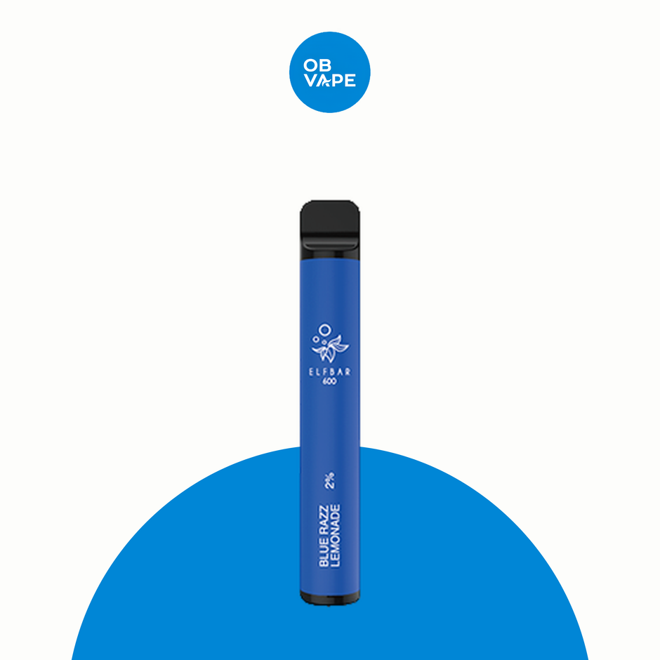 Elfbar 600 Puff Disposable 20MG – Blue Razz Lemonade – approved OB Vape product image
