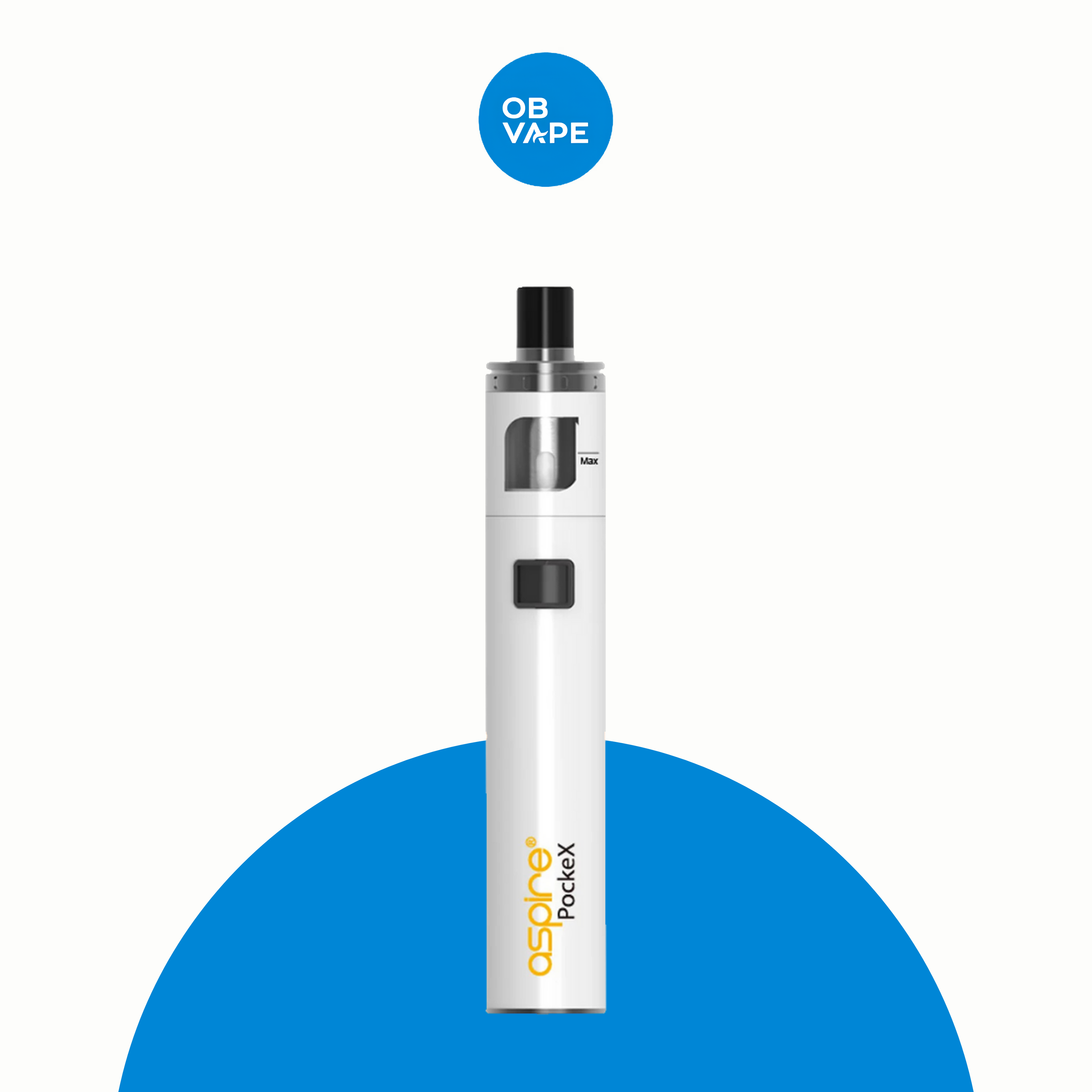 Aspire Pockex Kit – White approved OB Vape final product image 2026-08-21