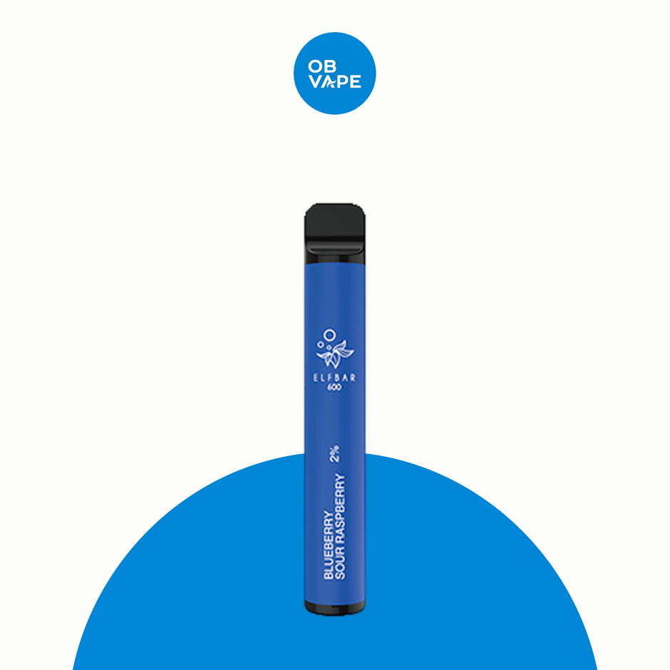 Elfbar 600 Puff Disposable 20MG – Blueberry Sour Raspbery – approved OB Vape product image