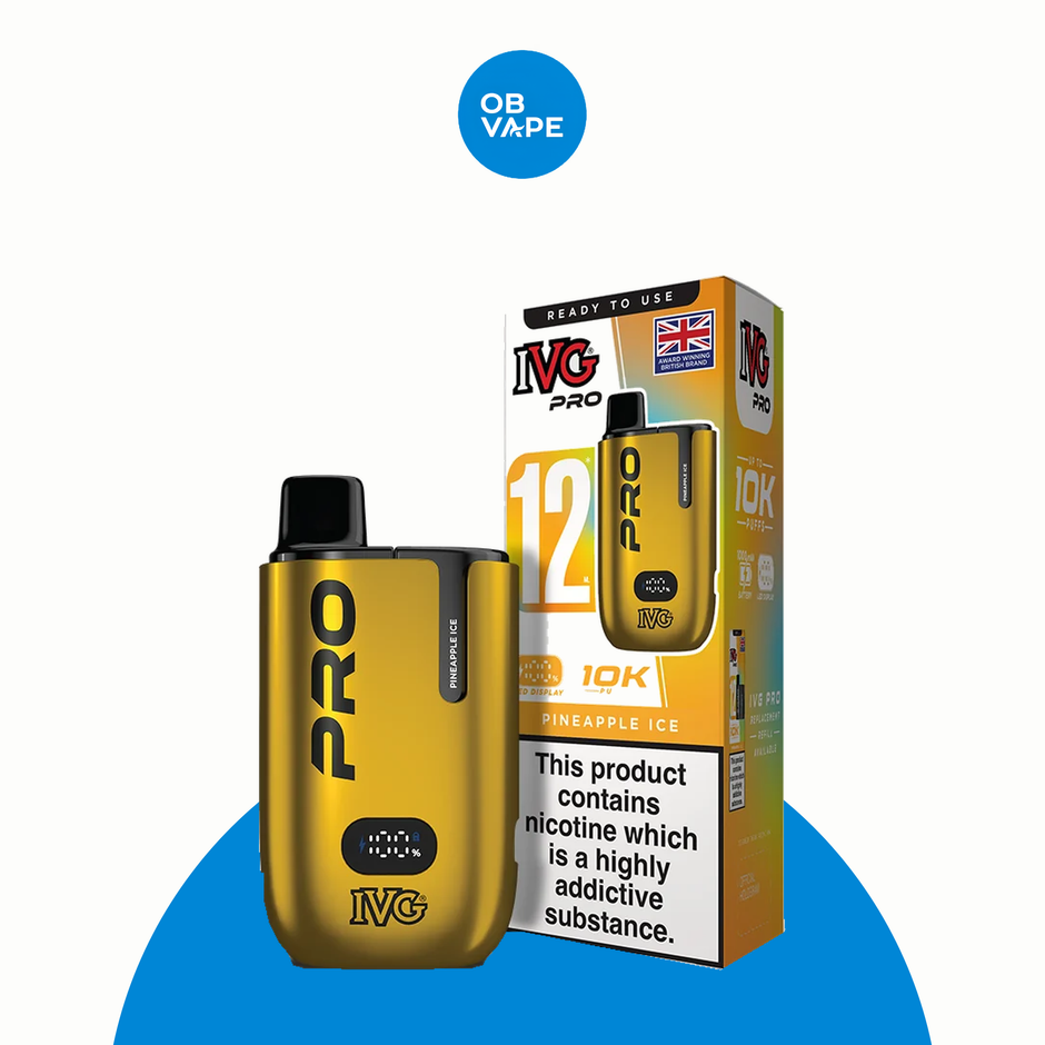 IVG Pro 10K Prefilled Pod Kit – Pineapple Ice approved OB Vape product image