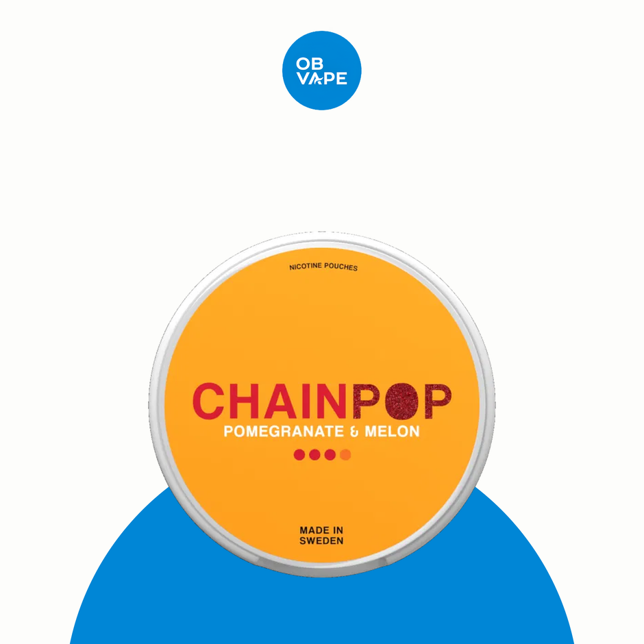 Chainpop Nicotine Pouches – Pomegranate Melon (9mg) – approved OB Vape product image