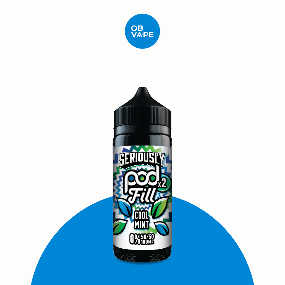 Doozy Cool Mint 100ml Shortfill – approved OB Vape brand-organised product image