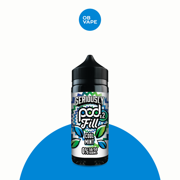 Doozy Cool Mint 100ml Shortfill – approved OB Vape brand-organised product image