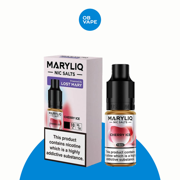Cherry Ice - Maryliq Nic Salt – approved OB Vape brand-organised product image