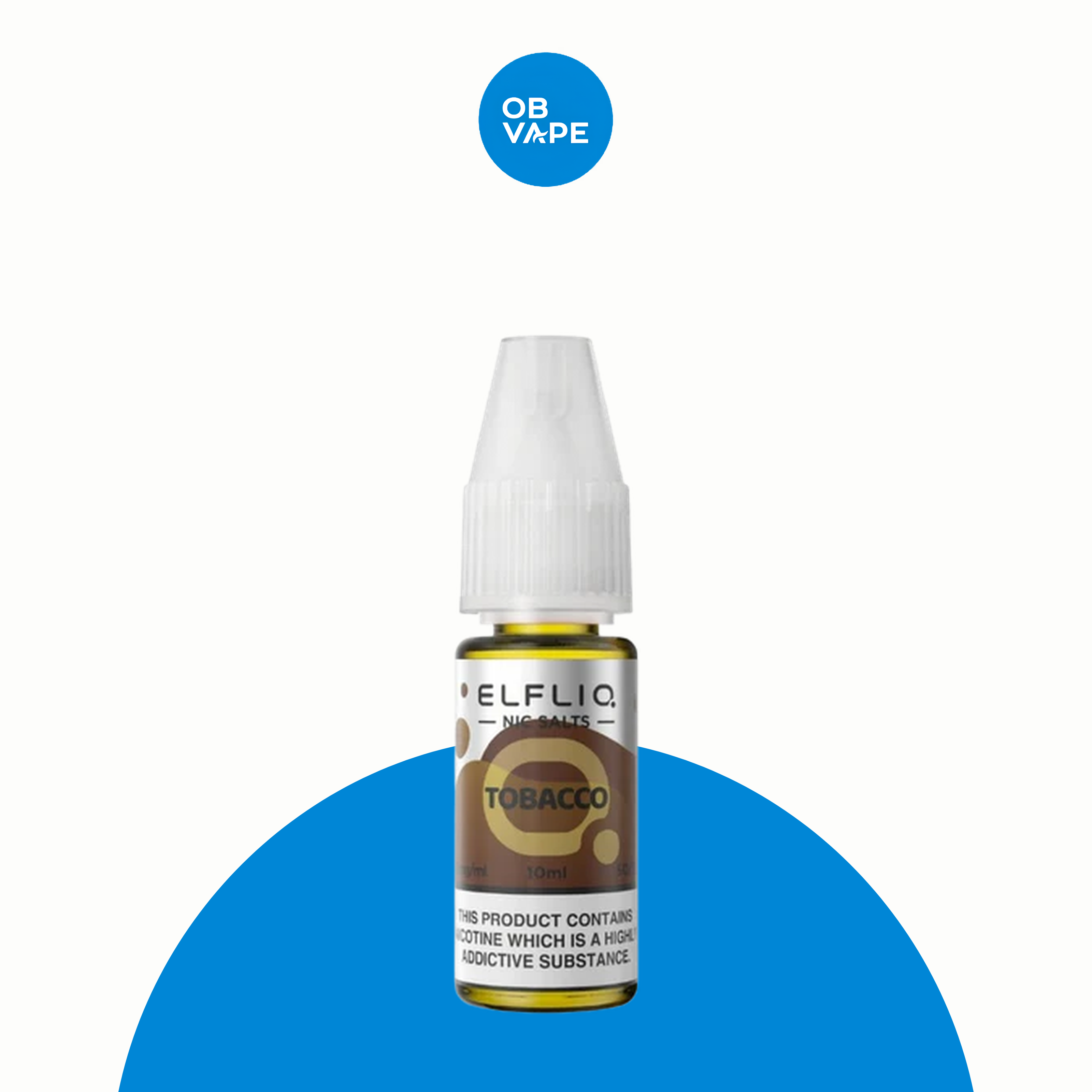 Tobacco - Elfliq Elf Bar Salt – All strengths: 10mg, 20mg approved OB Vape Batch 22 product image
