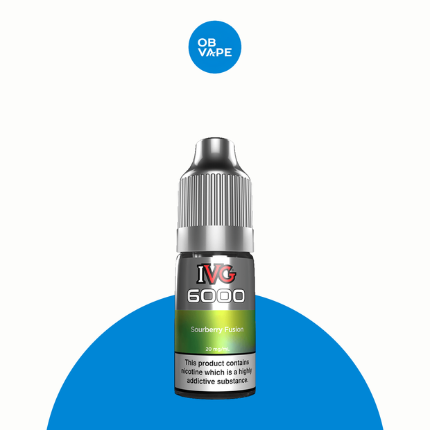Sourberry Fusion - IVG 6000 Nic Salt – All strengths: 10mg Salt, 20mg Salt approved OB Vape Batch 23 product image