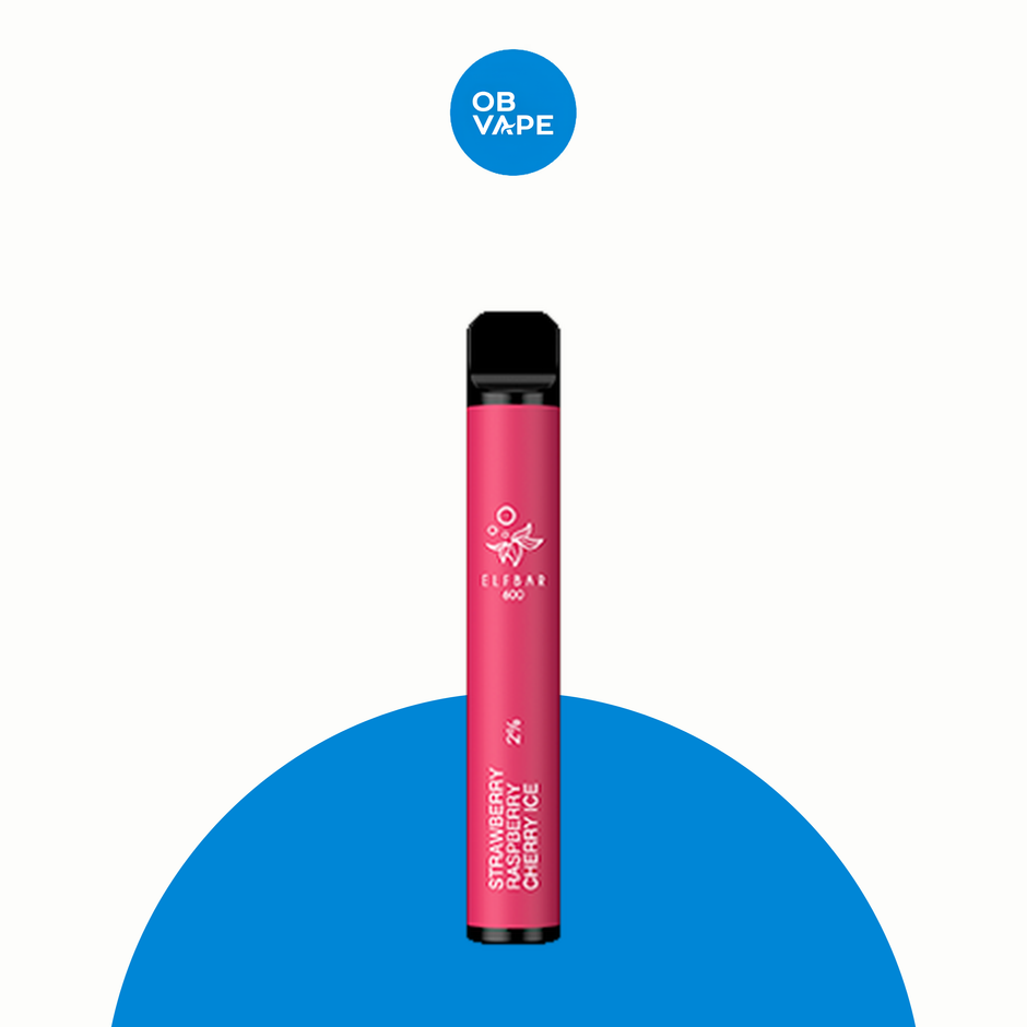 Elfbar 600 Puff Disposable 20MG – Strawberry Raspberry Cherry – approved OB Vape product image