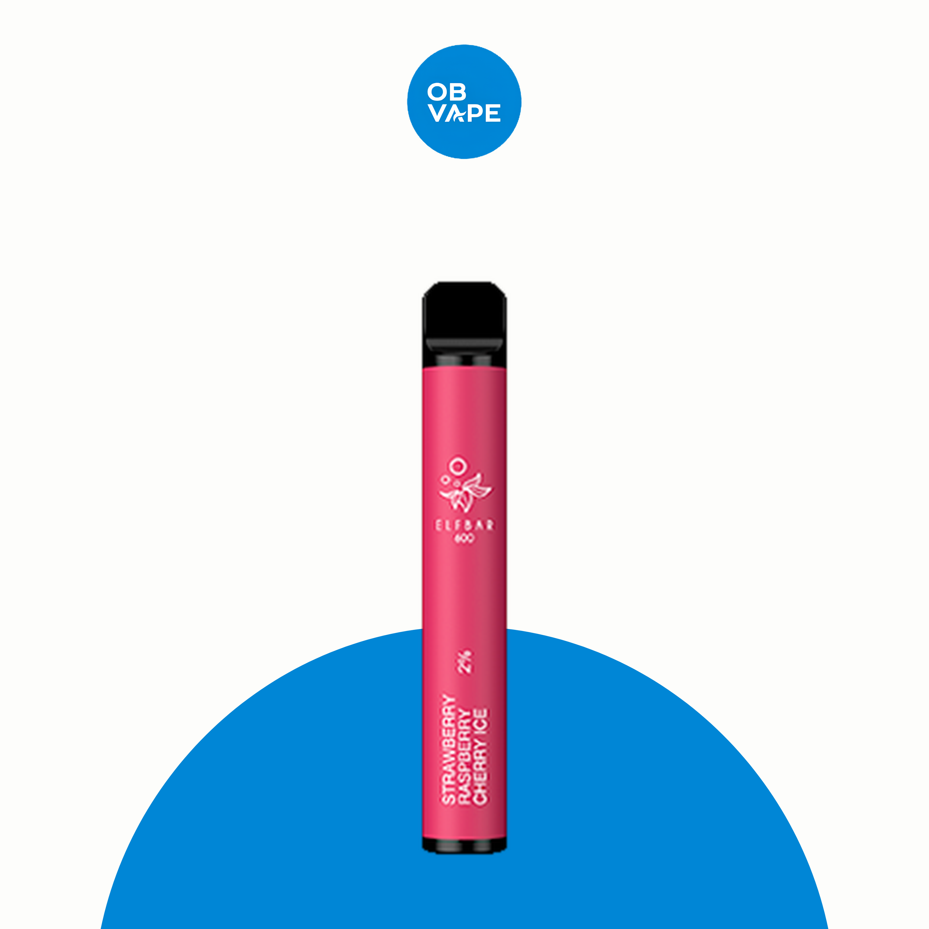 Elfbar 600 Puff Disposable 20MG – Strawberry Raspberry Cherry – approved OB Vape product image