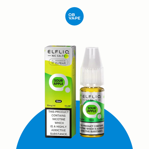 Sour Apple - Elfliq Elf Bar Salt – All strengths: 10mg Salt, 20mg Salt approved OB Vape Batch 23 product image