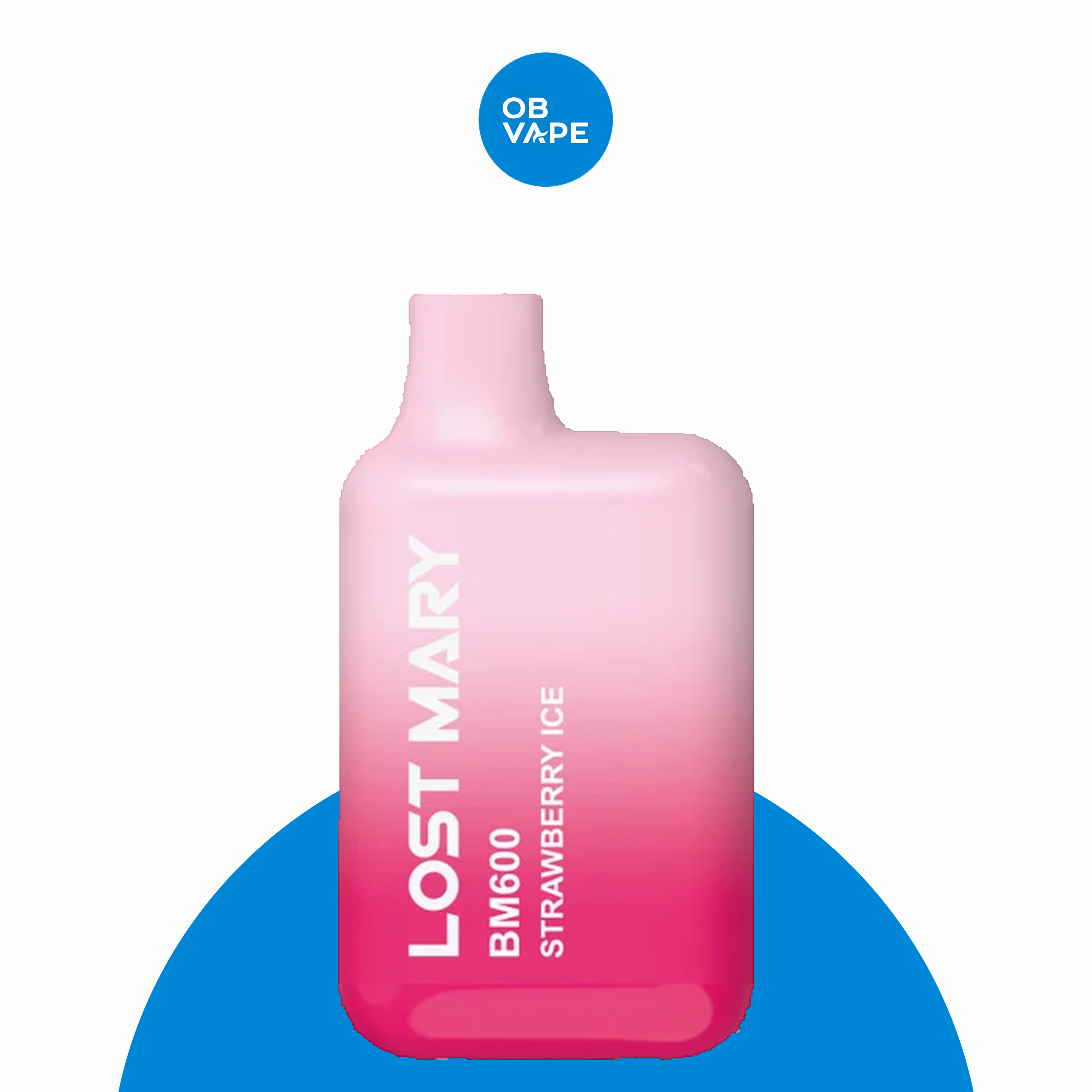 Lost Mary BM600 Disposable Vape (20mg) – Strawberry Ice official product image | OB Vape