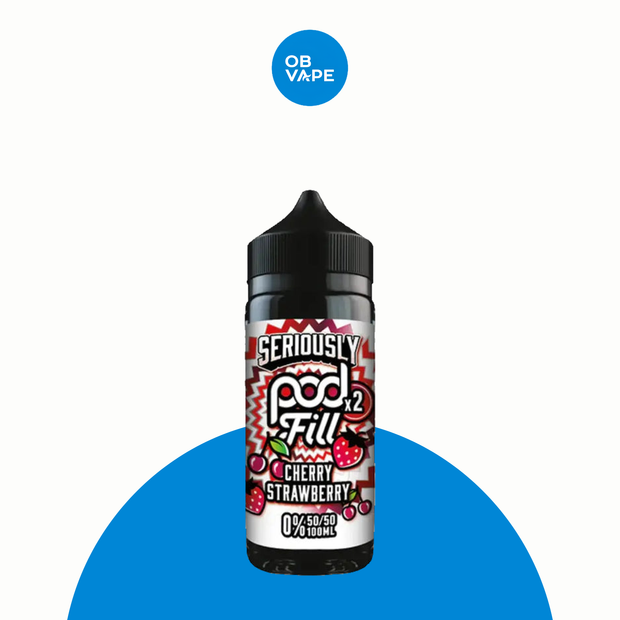 Doozy Cherry Strawberry 100ml Shortfill – approved OB Vape brand-organised product image