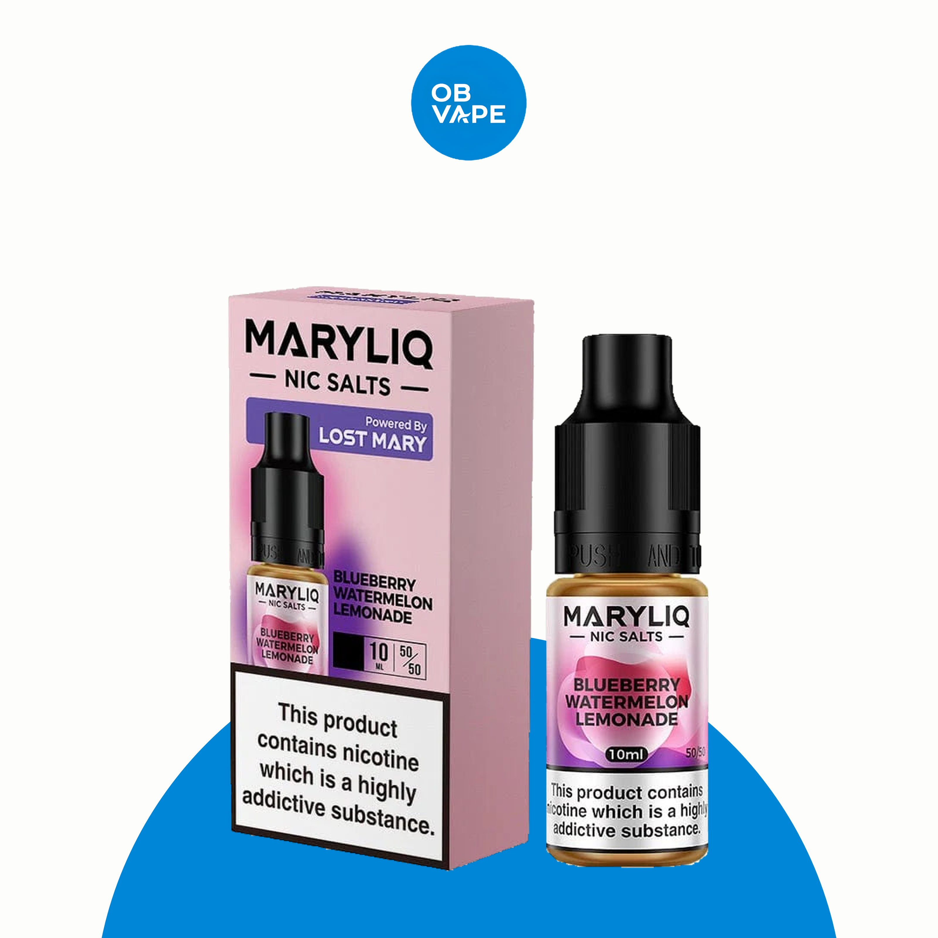 Blueberry Watermelon Lemonade - Maryliq Nic Salt – approved OB Vape brand-organised product image